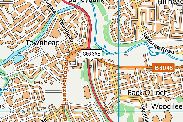G66 3AE map - OS VectorMap District (Ordnance Survey) G66 3AE map - OS VectorMap District (Ordnance Survey)