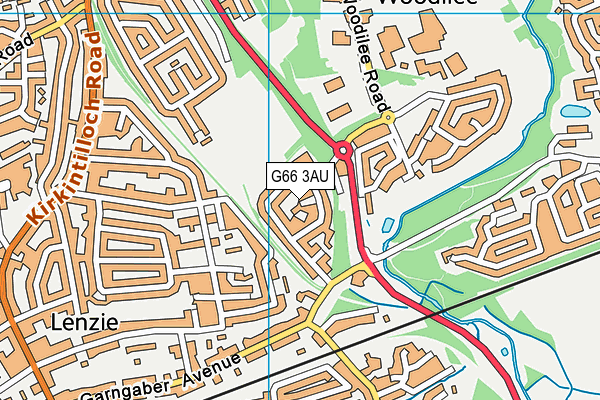 G66 3AU map - OS VectorMap District (Ordnance Survey) G66 3AU map - OS VectorMap District (Ordnance Survey)
