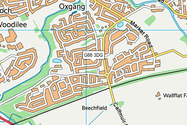 G66 3DG map - OS VectorMap District (Ordnance Survey) G66 3DG map - OS VectorMap District (Ordnance Survey)