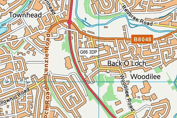 G66 3DP map - OS VectorMap District (Ordnance Survey)