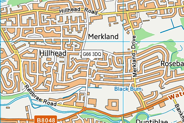 G66 3DQ map - OS VectorMap District (Ordnance Survey) G66 3DQ map - OS VectorMap District (Ordnance Survey)
