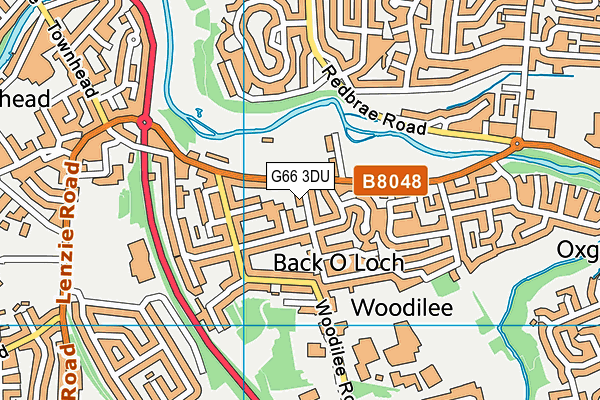 G66 3DU map - OS VectorMap District (Ordnance Survey) G66 3DU map - OS VectorMap District (Ordnance Survey)