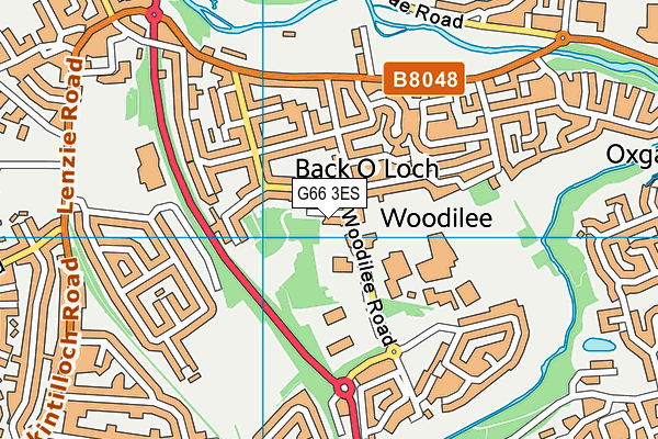 G66 3ES map - OS VectorMap District (Ordnance Survey)