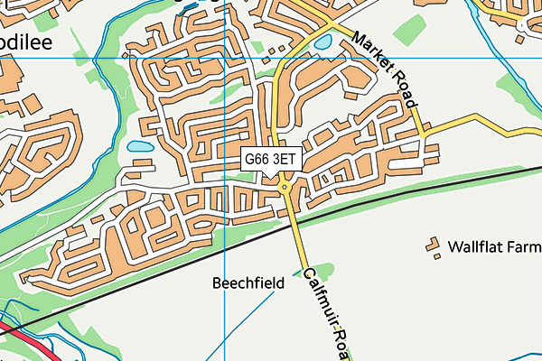 G66 3ET map - OS VectorMap District (Ordnance Survey) G66 3ET map - OS VectorMap District (Ordnance Survey)