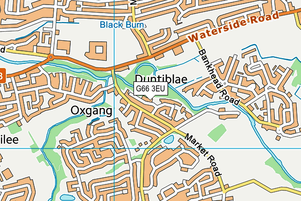 G66 3EU map - OS VectorMap District (Ordnance Survey) G66 3EU map - OS VectorMap District (Ordnance Survey)