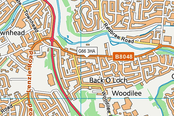 G66 3HA map - OS VectorMap District (Ordnance Survey) G66 3HA map - OS VectorMap District (Ordnance Survey)