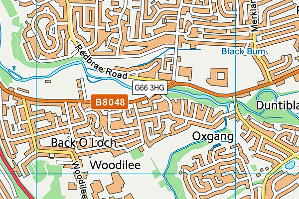 G66 3HG map - OS VectorMap District (Ordnance Survey) G66 3HG map - OS VectorMap District (Ordnance Survey)