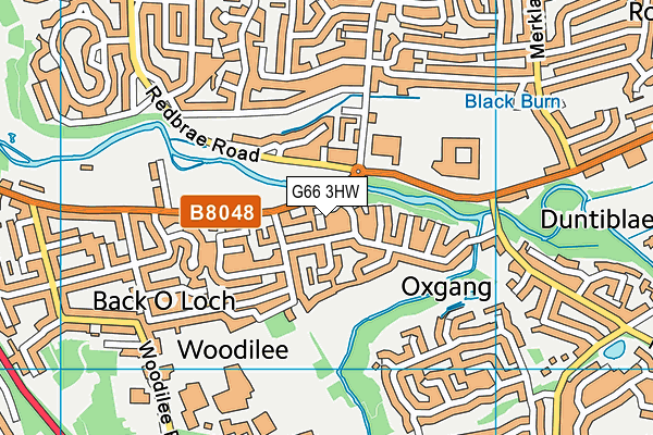G66 3HW map - OS VectorMap District (Ordnance Survey) G66 3HW map - OS VectorMap District (Ordnance Survey)