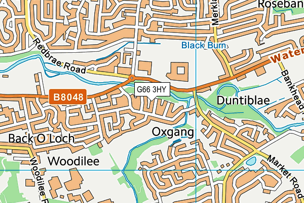 G66 3HY map - OS VectorMap District (Ordnance Survey) G66 3HY map - OS VectorMap District (Ordnance Survey)