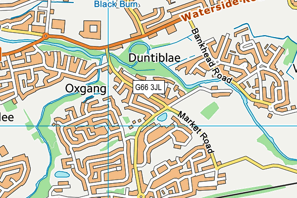 G66 3JL map - OS VectorMap District (Ordnance Survey) G66 3JL map - OS VectorMap District (Ordnance Survey)