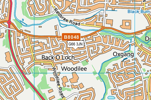G66 3JN map - OS VectorMap District (Ordnance Survey) G66 3JN map - OS VectorMap District (Ordnance Survey)