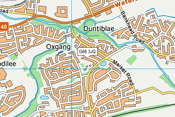 G66 3JQ map - OS VectorMap District (Ordnance Survey) G66 3JQ map - OS VectorMap District (Ordnance Survey)