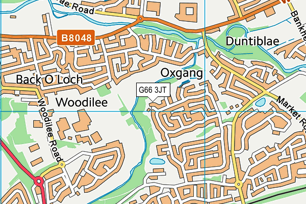 G66 3JT map - OS VectorMap District (Ordnance Survey) G66 3JT map - OS VectorMap District (Ordnance Survey)