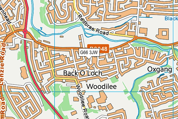 G66 3JW map - OS VectorMap District (Ordnance Survey) G66 3JW map - OS VectorMap District (Ordnance Survey)