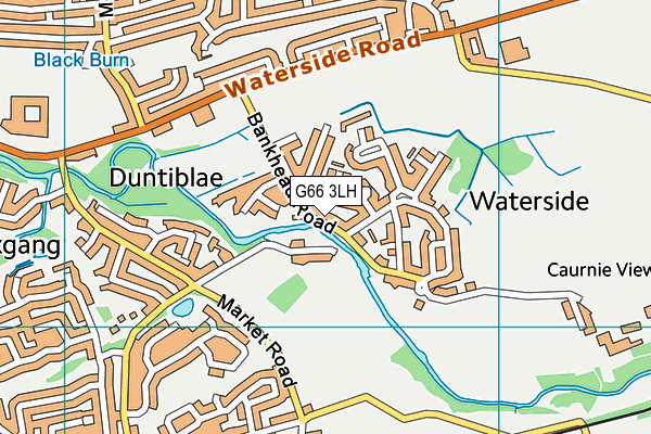 G66 3LH map - OS VectorMap District (Ordnance Survey) G66 3LH map - OS VectorMap District (Ordnance Survey)