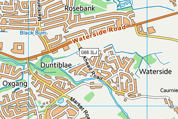G66 3LJ map - OS VectorMap District (Ordnance Survey) G66 3LJ map - OS VectorMap District (Ordnance Survey)