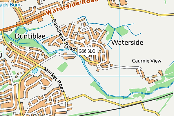 G66 3LQ map - OS VectorMap District (Ordnance Survey) G66 3LQ map - OS VectorMap District (Ordnance Survey)