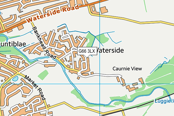 G66 3LX map - OS VectorMap District (Ordnance Survey) G66 3LX map - OS VectorMap District (Ordnance Survey)