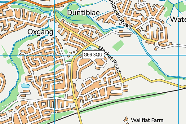G66 3QU map - OS VectorMap District (Ordnance Survey) G66 3QU map - OS VectorMap District (Ordnance Survey)
