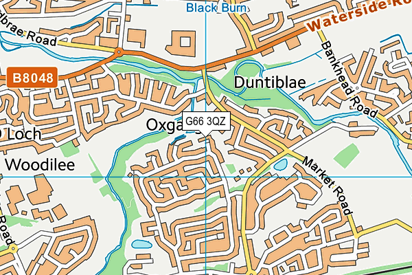 G66 3QZ map - OS VectorMap District (Ordnance Survey) G66 3QZ map - OS VectorMap District (Ordnance Survey)