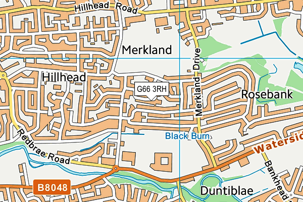 G66 3RH map - OS VectorMap District (Ordnance Survey) G66 3RH map - OS VectorMap District (Ordnance Survey)