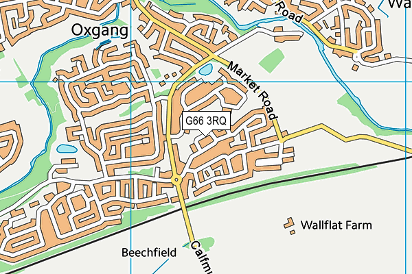 G66 3RQ map - OS VectorMap District (Ordnance Survey) G66 3RQ map - OS VectorMap District (Ordnance Survey)
