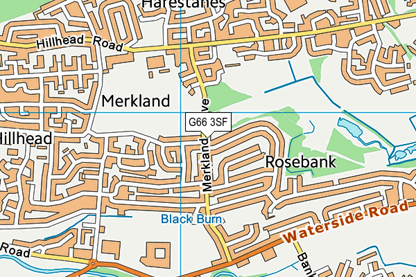G66 3SF map - OS VectorMap District (Ordnance Survey) G66 3SF map - OS VectorMap District (Ordnance Survey)