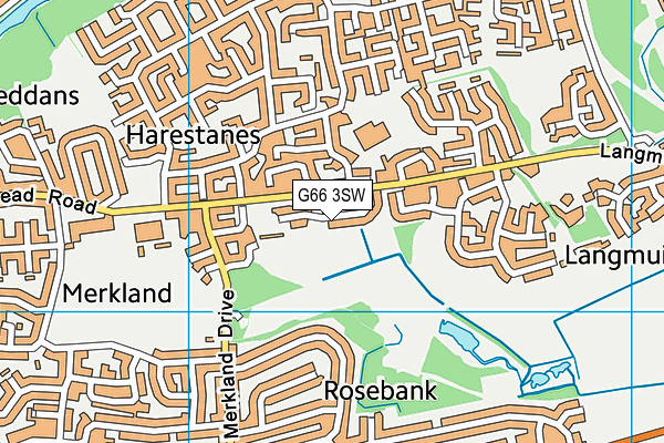 G66 3SW map - OS VectorMap District (Ordnance Survey) G66 3SW map - OS VectorMap District (Ordnance Survey)