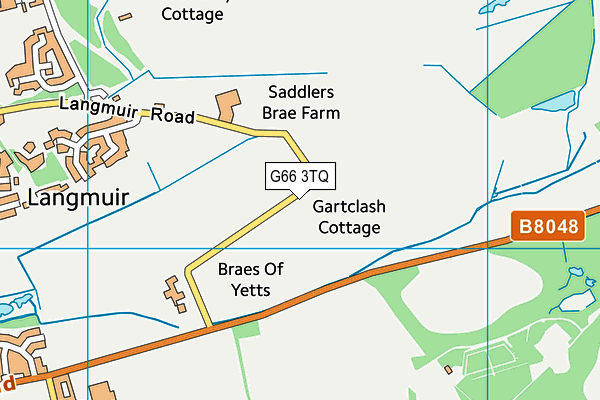 G66 3TQ map - OS VectorMap District (Ordnance Survey) G66 3TQ map - OS VectorMap District (Ordnance Survey)