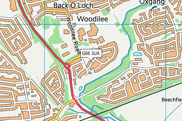 G66 3UA map - OS VectorMap District (Ordnance Survey) G66 3UA map - OS VectorMap District (Ordnance Survey)