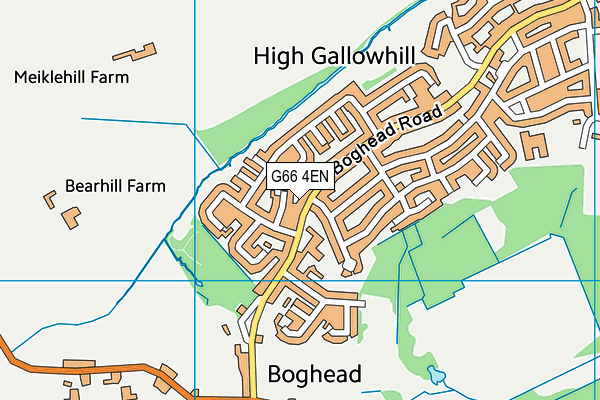 G66 4EN map - OS VectorMap District (Ordnance Survey) G66 4EN map - OS VectorMap District (Ordnance Survey)