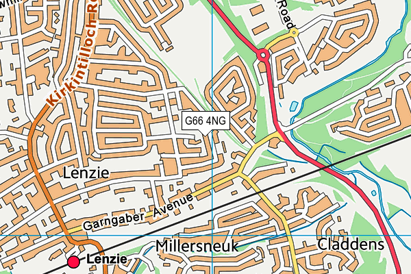G66 4NG map - OS VectorMap District (Ordnance Survey) G66 4NG map - OS VectorMap District (Ordnance Survey)