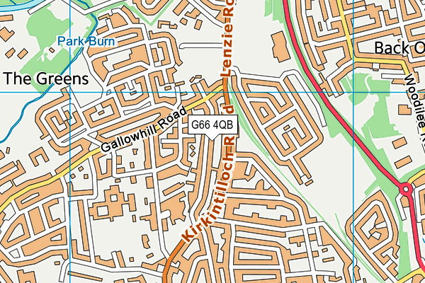 G66 4QB map - OS VectorMap District (Ordnance Survey) G66 4QB map - OS VectorMap District (Ordnance Survey)