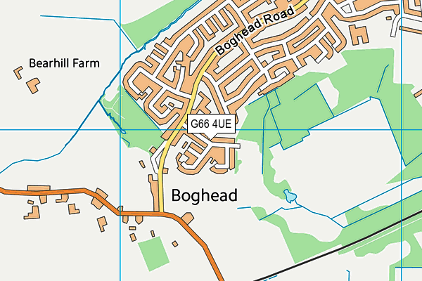 G66 4UE map - OS VectorMap District (Ordnance Survey) G66 4UE map - OS VectorMap District (Ordnance Survey)