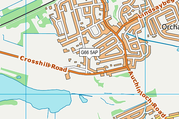 G66 5AP map - OS VectorMap District (Ordnance Survey) G66 5AP map - OS VectorMap District (Ordnance Survey)
