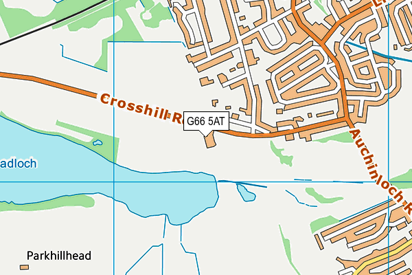 G66 5AT map - OS VectorMap District (Ordnance Survey)