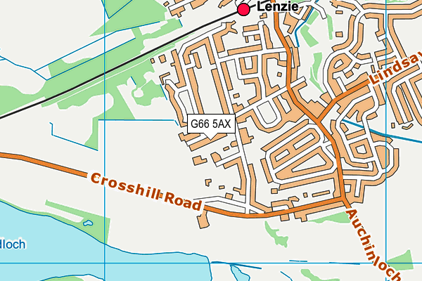 G66 5AX map - OS VectorMap District (Ordnance Survey) G66 5AX map - OS VectorMap District (Ordnance Survey)