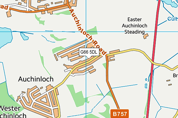G66 5DL map - OS VectorMap District (Ordnance Survey)