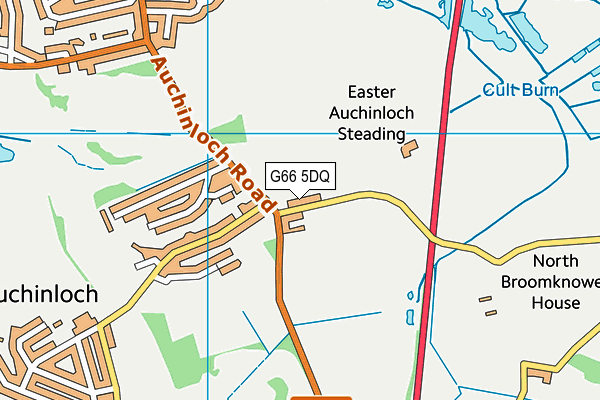 G66 5DQ map - OS VectorMap District (Ordnance Survey)