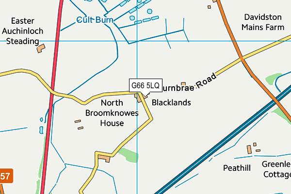 G66 5LQ map - OS VectorMap District (Ordnance Survey)