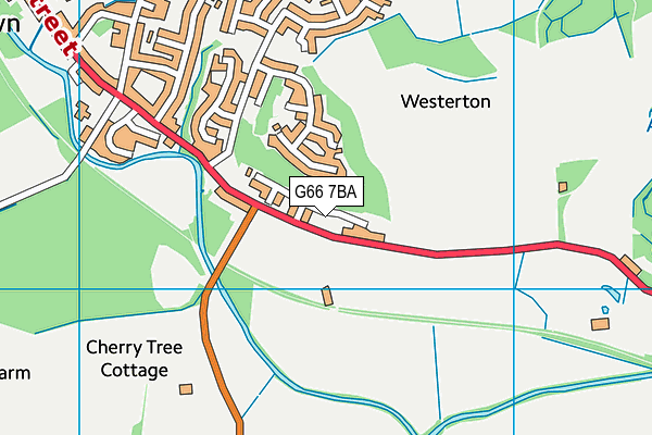 G66 7BA map - OS VectorMap District (Ordnance Survey) G66 7BA map - OS VectorMap District (Ordnance Survey)
