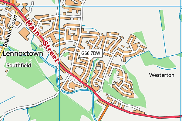 G66 7DW map - OS VectorMap District (Ordnance Survey) G66 7DW map - OS VectorMap District (Ordnance Survey)