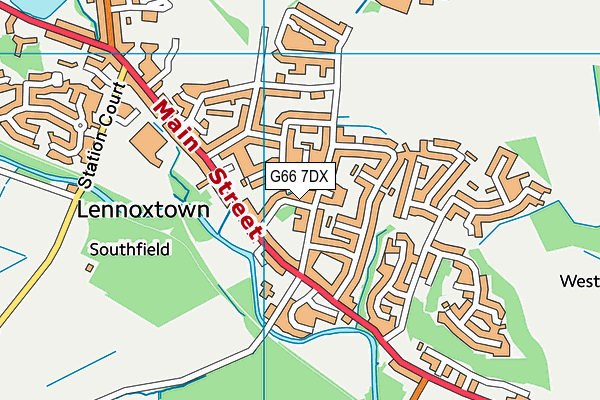 G66 7DX map - OS VectorMap District (Ordnance Survey) G66 7DX map - OS VectorMap District (Ordnance Survey)