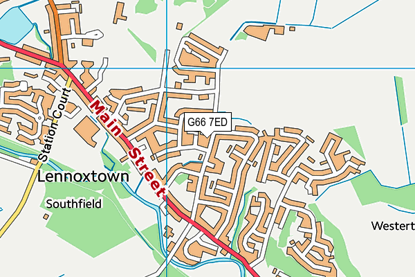 G66 7ED map - OS VectorMap District (Ordnance Survey) G66 7ED map - OS VectorMap District (Ordnance Survey)