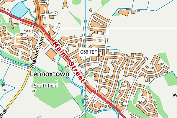 G66 7EF map - OS VectorMap District (Ordnance Survey) G66 7EF map - OS VectorMap District (Ordnance Survey)