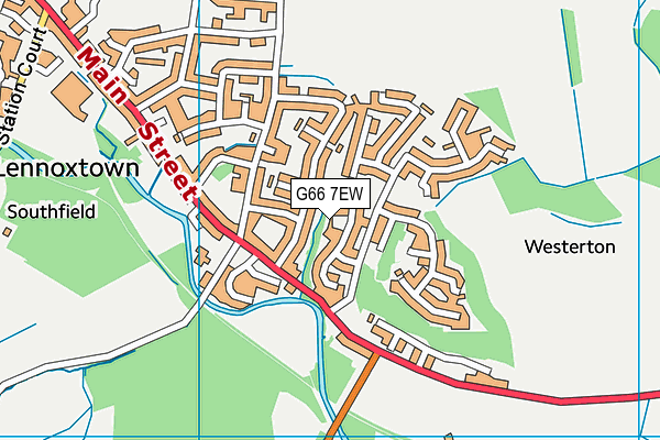 G66 7EW map - OS VectorMap District (Ordnance Survey) G66 7EW map - OS VectorMap District (Ordnance Survey)