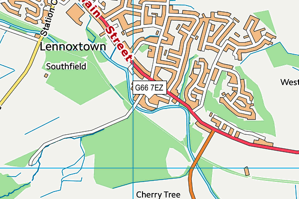 G66 7EZ map - OS VectorMap District (Ordnance Survey) G66 7EZ map - OS VectorMap District (Ordnance Survey)