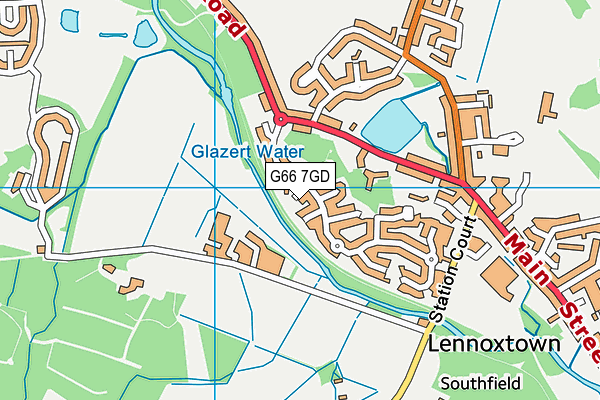 G66 7GD map - OS VectorMap District (Ordnance Survey) G66 7GD map - OS VectorMap District (Ordnance Survey)