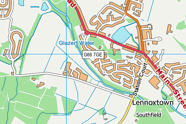 G66 7GE map - OS VectorMap District (Ordnance Survey) G66 7GE map - OS VectorMap District (Ordnance Survey)
