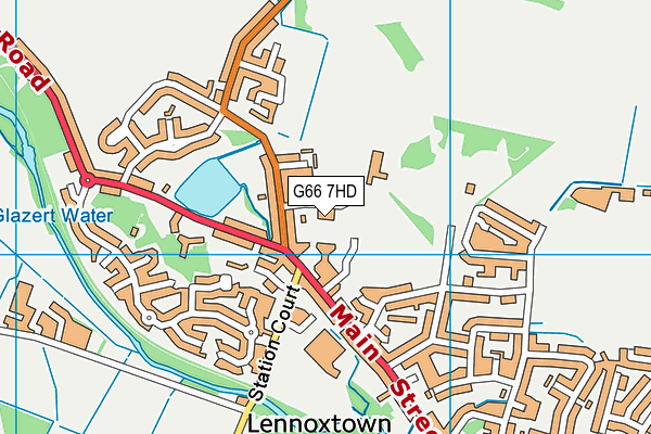 G66 7HD map - OS VectorMap District (Ordnance Survey) G66 7HD map - OS VectorMap District (Ordnance Survey)